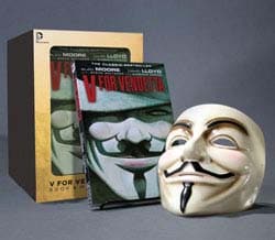 V for Vendetta: Book and Mask Set