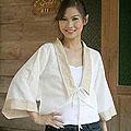 Women's Cotton 'Thai Sophistication' Blouse (Thailand)