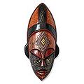 Sese Wood 'Dan Beauty' African Mask (Ghana)