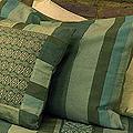 Set of Two Cotton 'Summer Dusk' Cushion Covers (Guatemala)