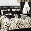 Prague Sateen Traditional Cotton 12-piece Bed in a Bag with Sheet Set