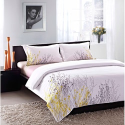 Reed Embroidered 3-piece Duvet Cover Set