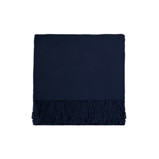 Solid Bamboo 50 x 70 Midnight Blue Throw