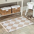 Spa 2400 Gram Harlequin Cream/ Beige Bath Mats (Set of 2)