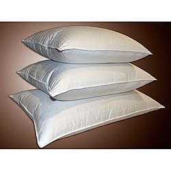 Swiss Damask 310 Thread Count 600 Fill Power White Down Pillow