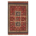 Flat-woven Tribal Wool/ Jute Rug (5' x 8')
