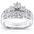 14k Gold 1ct TDW Round Diamond Wedding Ring Set (H-I, I1-I2)