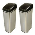 13-gallon Infrared Touchless Trash Can (Pack of 2)