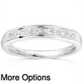14k Gold 1/4ct TDW Princess Diamond Wedding Band (H-I, I1-I2)