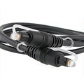 Molded 12-foot Digital Optical Audio TosLink Cable