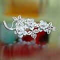 Silver Bouquet Brooch (Indonesia)
