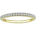 Miadora 14k Yellow Gold 1/4ct TDW Diamond Ring