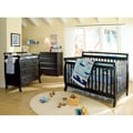DaVinci Emily 4-in-1 Crib with Toddler Rail in Ebony