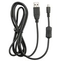 70-inch Black Replacement USB Data Cable Accessory for Nikon Cameras