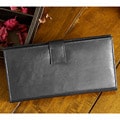 Black Leather Travel Wallet