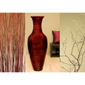 Mahogany Bamboo 47-inch Floor Vase and Branches