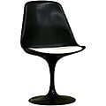 Redd Black Chair with White PVC Cushion