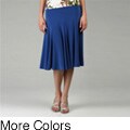Adi Designs Women's Mid-length Flowing Skirt