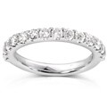 14k White Gold 3/4ct TDW Diamond Wedding Band