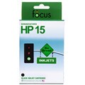 HP 15 Black Ink Cartridge (Remanufactured)