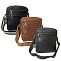 Amerileather Front Flap Leather Women's Messenger Bag with Key Lock