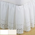Fresh Ideas Eyelet Lauren Ruffled 14-inch Bedskirt