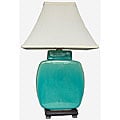 Porcelain Azure Jar Lamp (China)