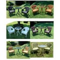 Outdoor Resin/ Steel Bistro Set