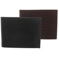 BT Men's Basketweave Italian Leather Wallet