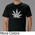 Los Angeles Pop Art Men's Marijuana Leaf T-shirt