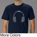 Los Angeles Pop Art Men's Headphones T-shirt