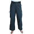 Pulse Men's Black Pinstripe Snowboard Pants
