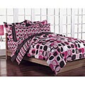 Opus Pink Full-size Bed in a Bag with Sheet Set