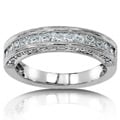 14k Gold 3/4ct TDW Princess Diamond Band