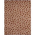 Hand-tufted Giraffe Beige Wool Rug (8' x 10'6)