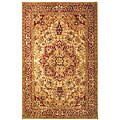 Handmade Classic Heriz Gold/ Red Wool Rug (8'3 x 11)
