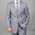 Giorgio Fiorelli Men's Solid Grey 2-button Suit