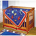 Cars for Tots 4-piece Patchwork Crib Set