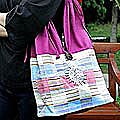 Cotton 'Siamese Blush' Handbag (Thailand)
