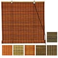 Burnt Bamboo 60-inch Roll-up Window Shade (China)