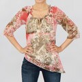Kaelyn Max Women's Multicolor Long-sleeve Blouse