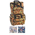 Hemline Sew Easy Cream Floral 2-bag Trolley/ Embroidery Set