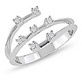 10k White Gold 1/10ct TDW Diamond Ring (I-J, I2-I3)
