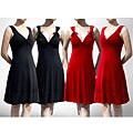 Evanese Women's Front-back Switchable Mini Dress
