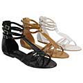 Glaze by Adi Women's 'Kenny' Croc Print Sandals