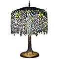 Tiffany-style Wisteria Table Lamp