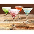 Impulse!  Galaxy 4-piece Martini Glass Set