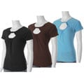Adi Designs by S Max Women's Twisted Keyhole Top