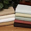 Woven Stripe Cotton 300 Thread Count Sheet Sets (Pack of 6)