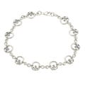 Tressa Sterling Silver Claddaugh Link Bracelet